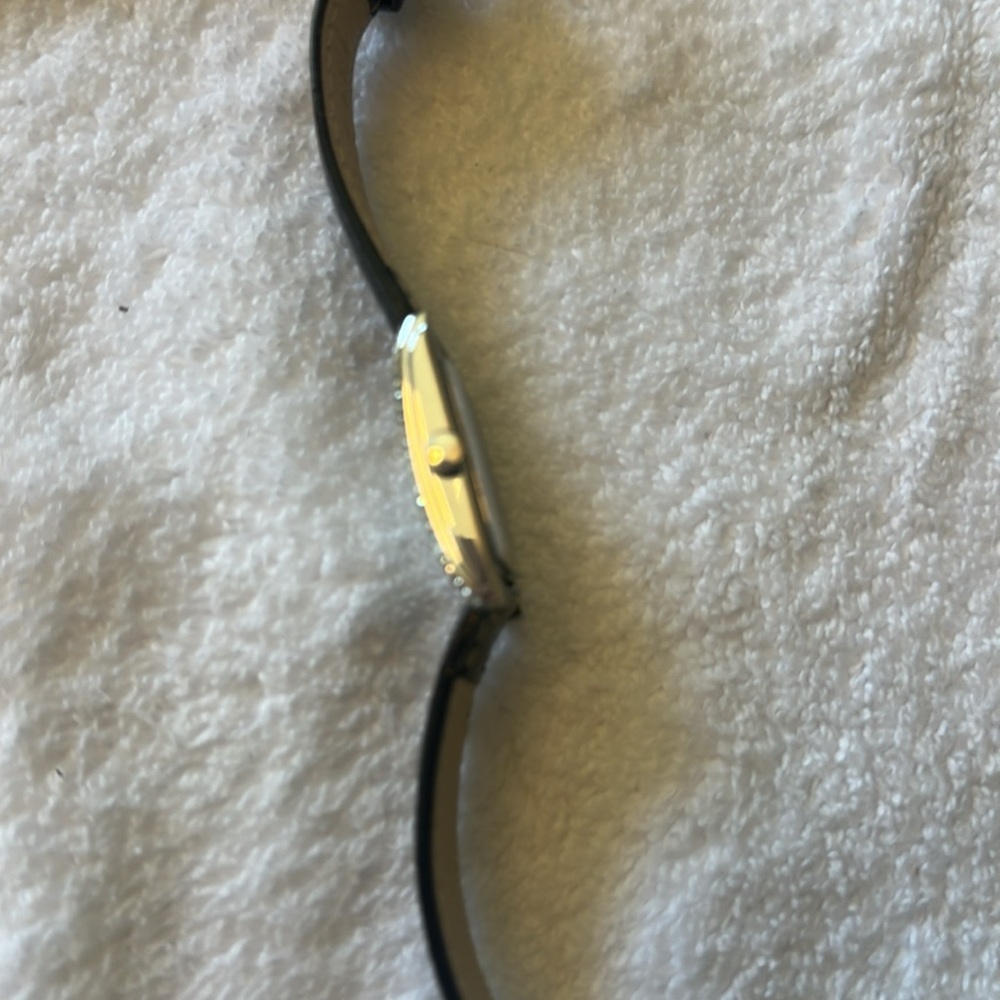 Rectangular Silver And Black Watch - image 5